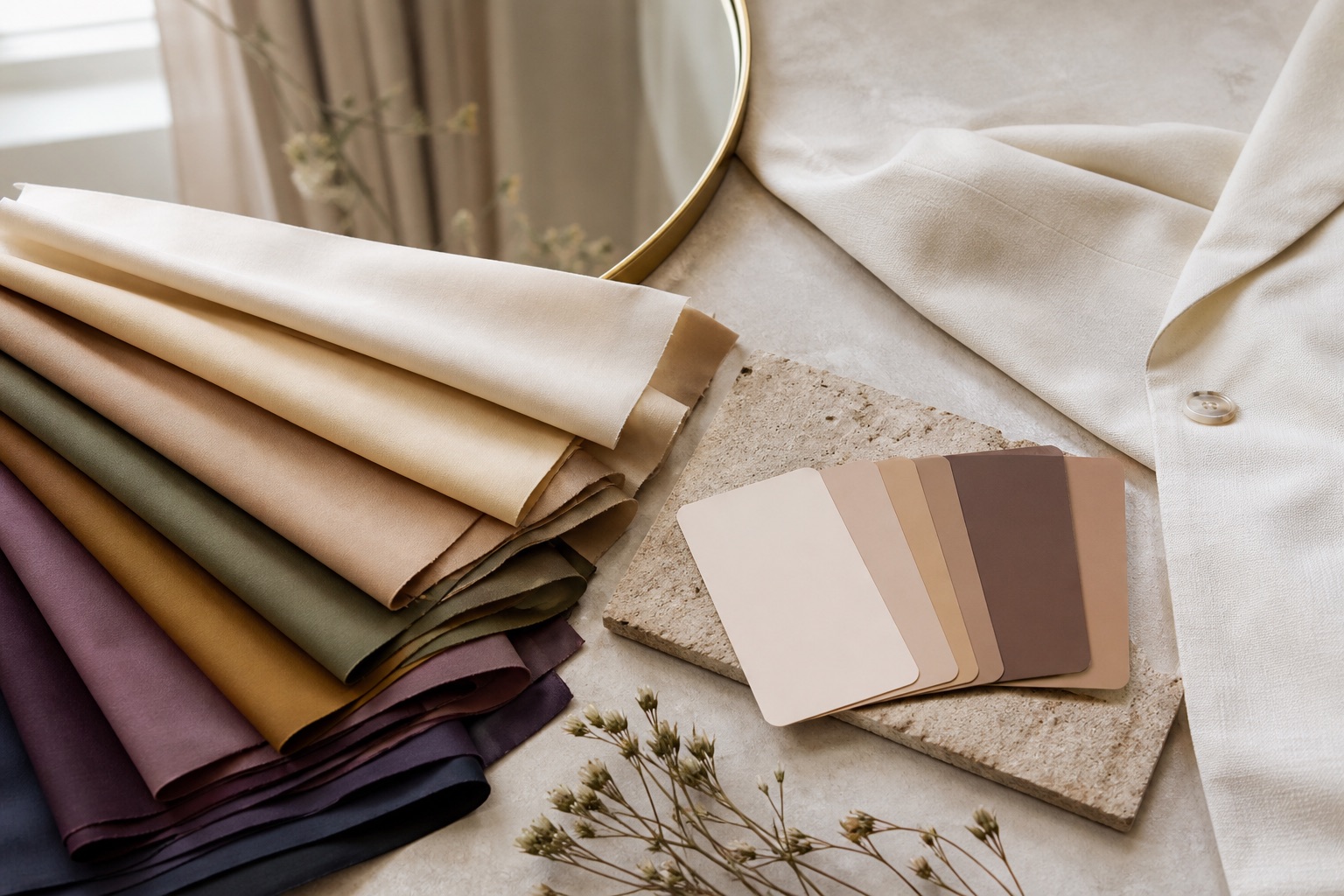 Materiales para experiencias de color y estilo de entrada